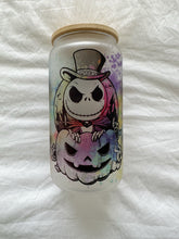 Load image into Gallery viewer, *FLAWED* Pumpkin King Glass Can
