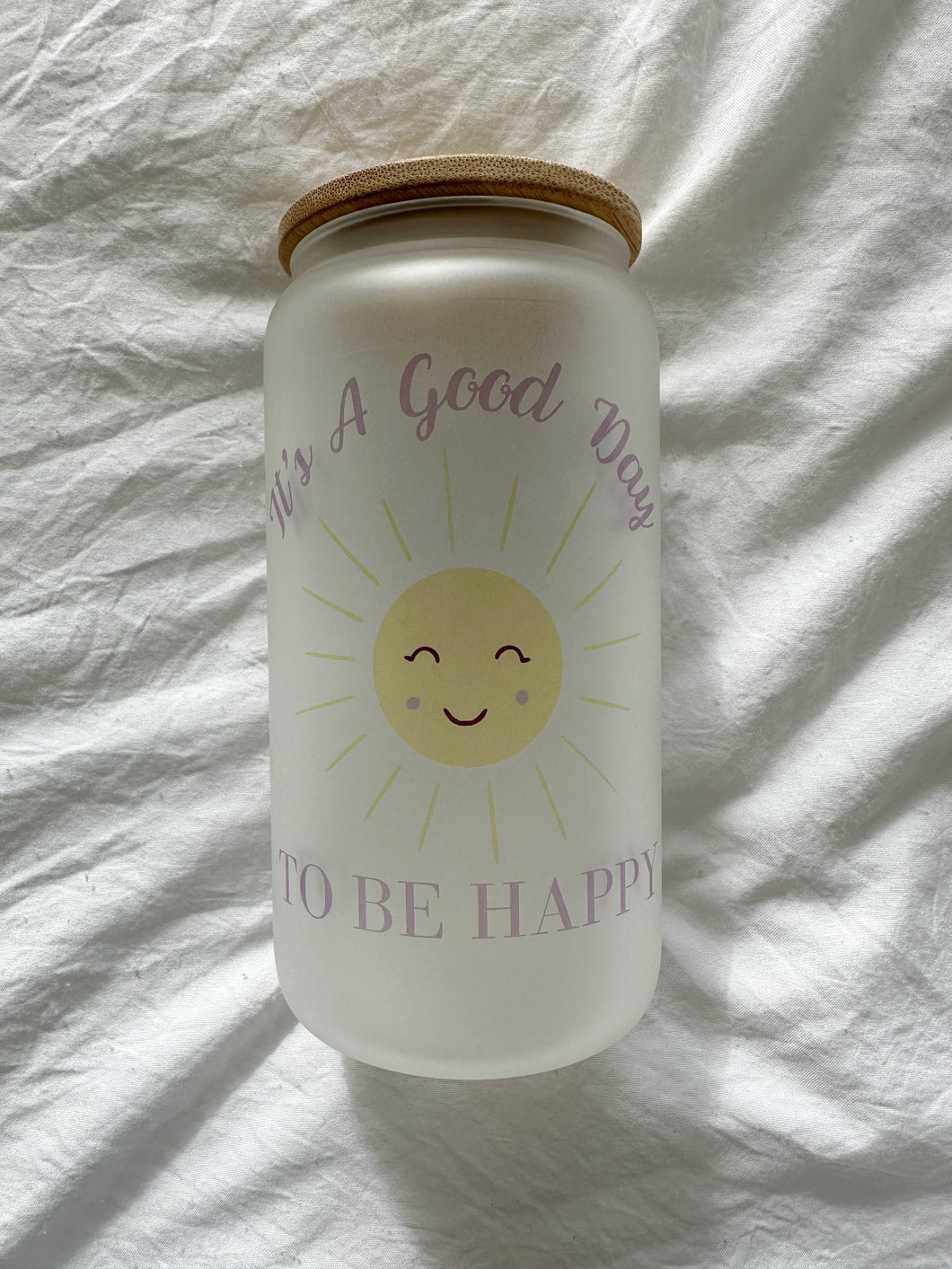 Be Happy Glass Can *TEST DESIGN*